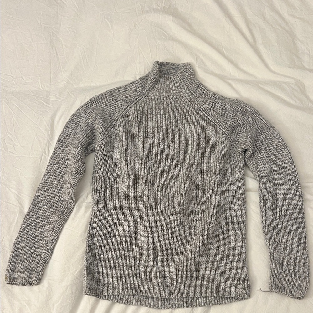 Icebreaker Ribbed Soft Merino Wool Turtleneck Sweater
